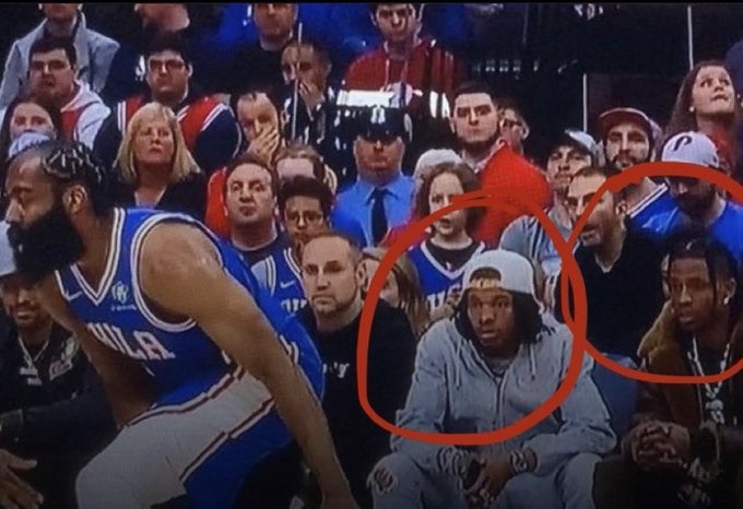 Lil Baby Reaction to James Harden Getting Owned by Kevin Durant and Kyrie Irving Goes Viral. Lil Baby partying with James Harden after Sixers lose to Nets details.