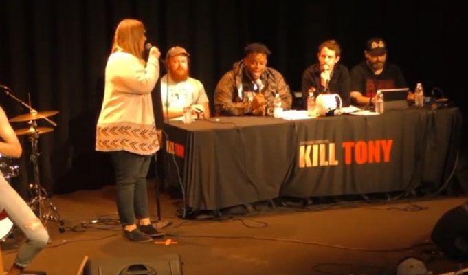 Female Comedian Elizabeth Strickland Bombs Set Gets Roasted for 10 Minutes with Fat Jokes Then Quits Live on Stage