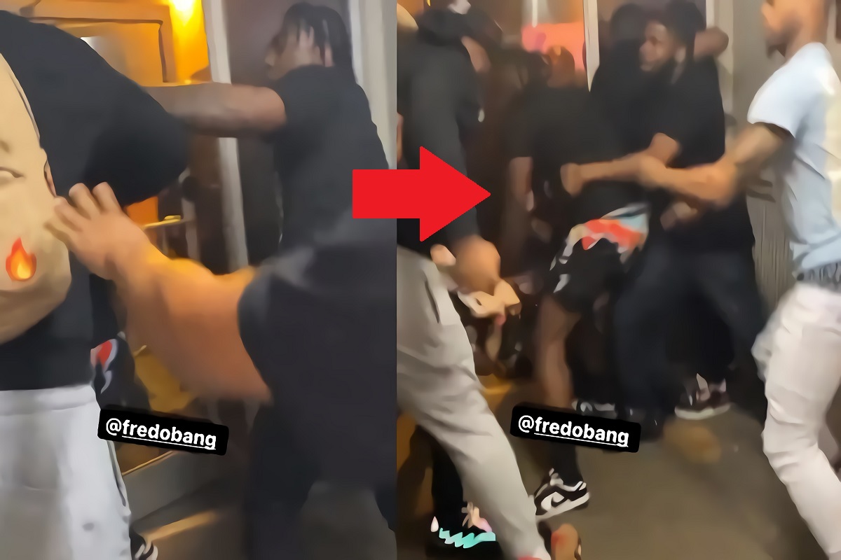Video Shows Triggered Fredo Bang's Crew Fighting NBA Youngboy Fan Who Yelled '4KT' in His Face