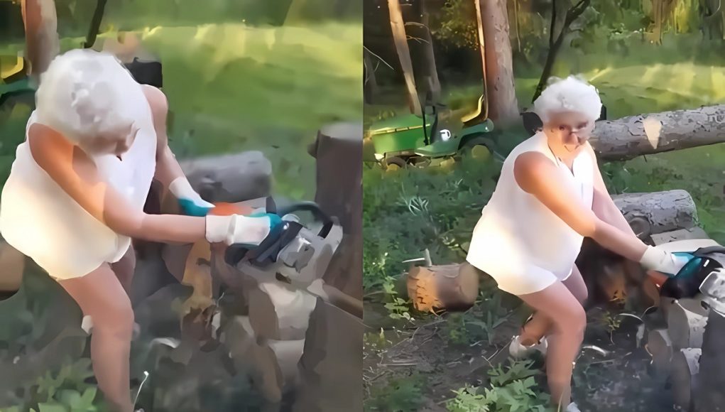 grandma-with-9-lives-cutting-tree