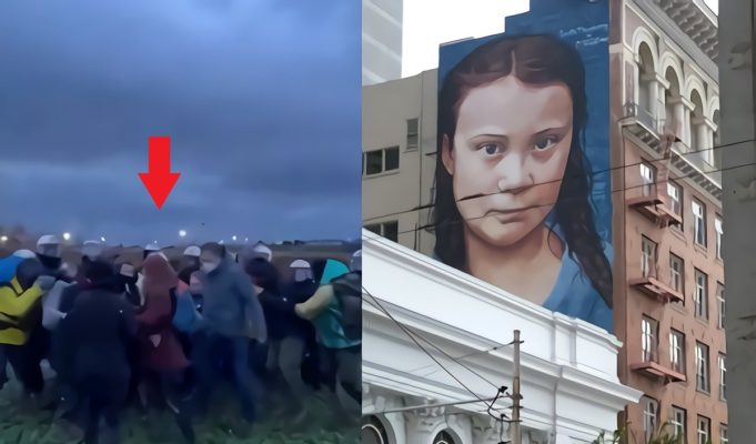 Did Greta Thunberg Get Arrested in Germany after Cops Defending the Coal Mine Got Stuck in Mud?