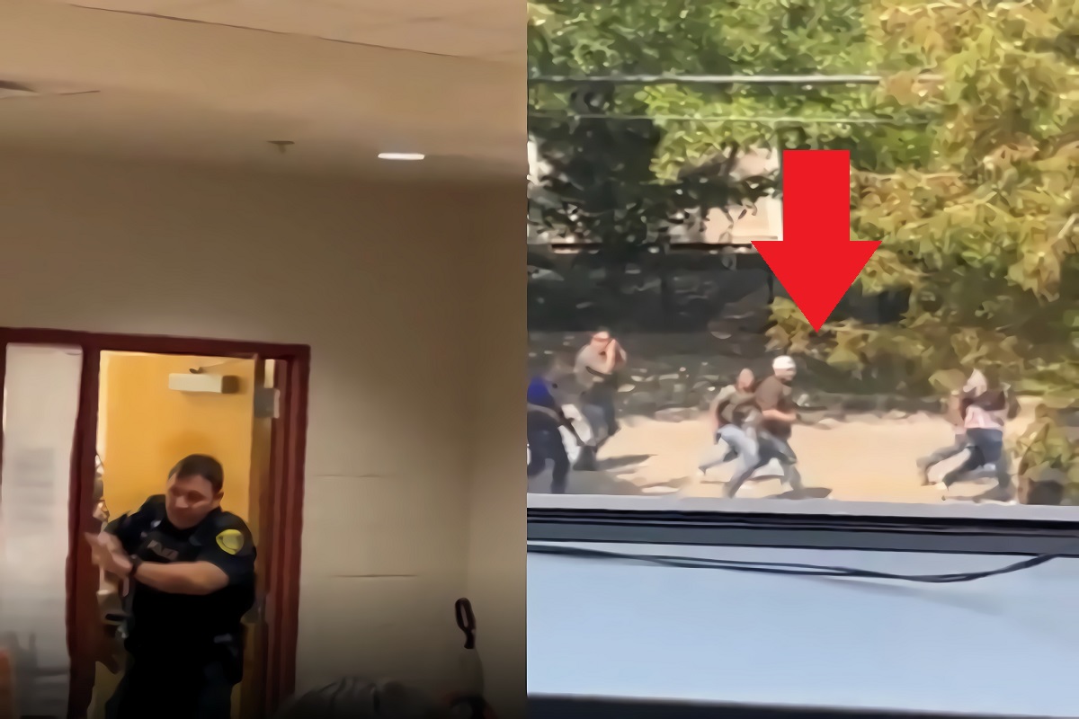 Videos Showing Armed SWAT Team Entering Classroom at Heights High School During Possible Active Shooter Situation Goes Viral