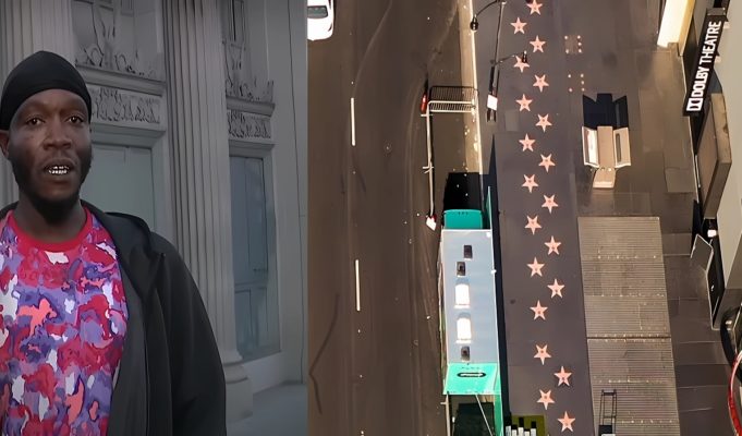 Homeless Man Named Q who Built a Wooden House on Hollywood Blvd Goes Viral