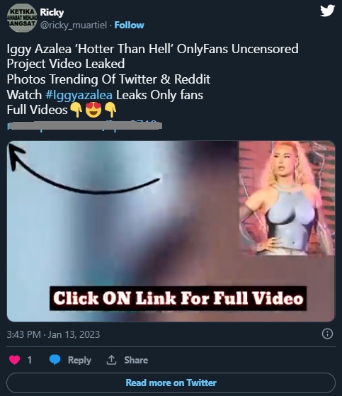 Iggy Azalea OnlyFans Leak Allegedly Happens 1 Hour After She Started Her New Account on the Platform