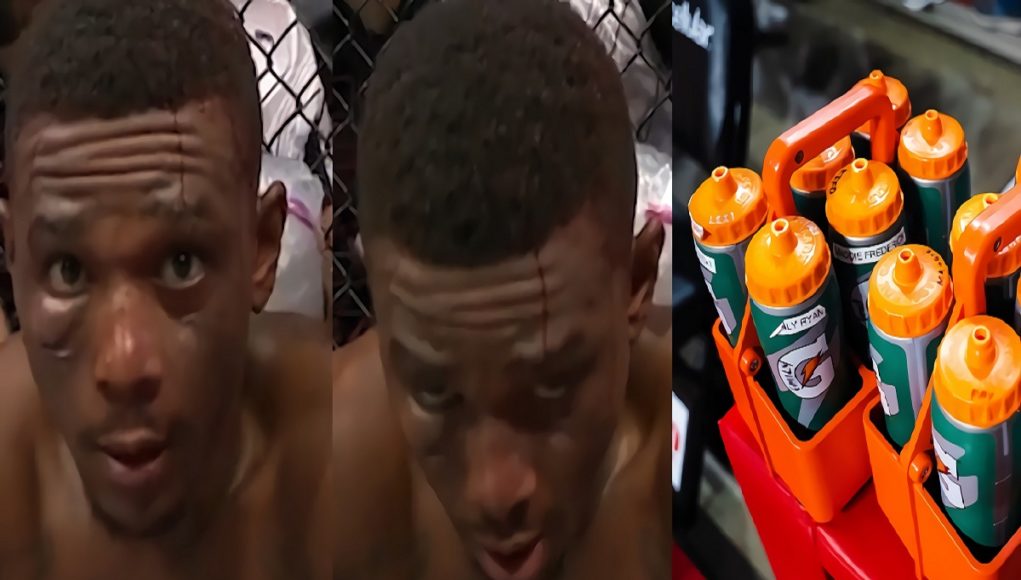 jamahal-hill-blood-on-head-gatorade-at-UFC-283-4