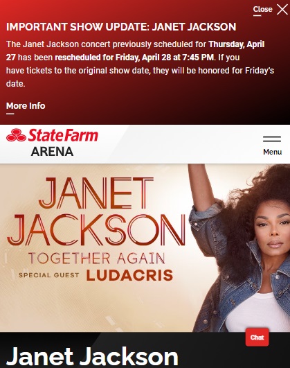 Did State Farm Arena Expect Hawks to Lose Game 5? Janet Jackson Concert Scheduling Conflict Shocks Fans