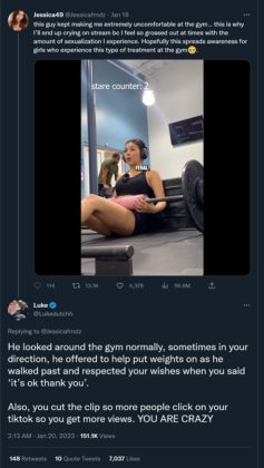 Jessica49 OnlyFans Leak Rumor Trends After Gym Video 'Feminist Scammer