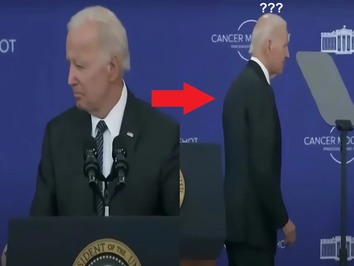 Did Joe Biden Get Lost on Stage After Speaking at John F. Kennedy Presidential Library and Museum in Boston?