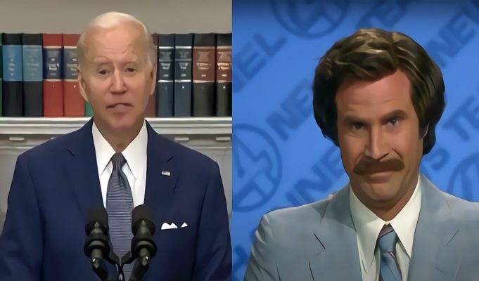 Did Joe Biden Have a Ron Burgundy Moment? Joe Biden's 'Repeat Line' Teleprompter Debacle Sparks Anchorman Movie Comparison