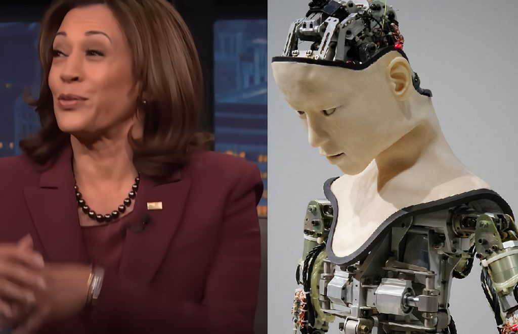 Video of Kamala Harris' Neck Sparks Robot Mask Conspiracy Theories Inspired by 'Men in Black' Movies