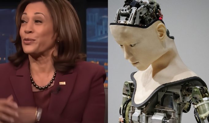 Video of Kamala Harris' Neck Sparks Robot Mask Conspiracy Theories Inspired by 'Men in Black' Movies