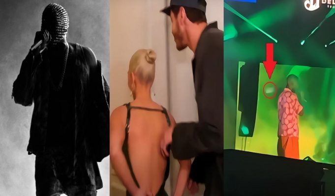 Kim Kardashian Reacts to Kanye West's 'Pete Davidson Dead at 28' NY Times Photoshop Clowning Kid Cudi's Trash Throwing Incident