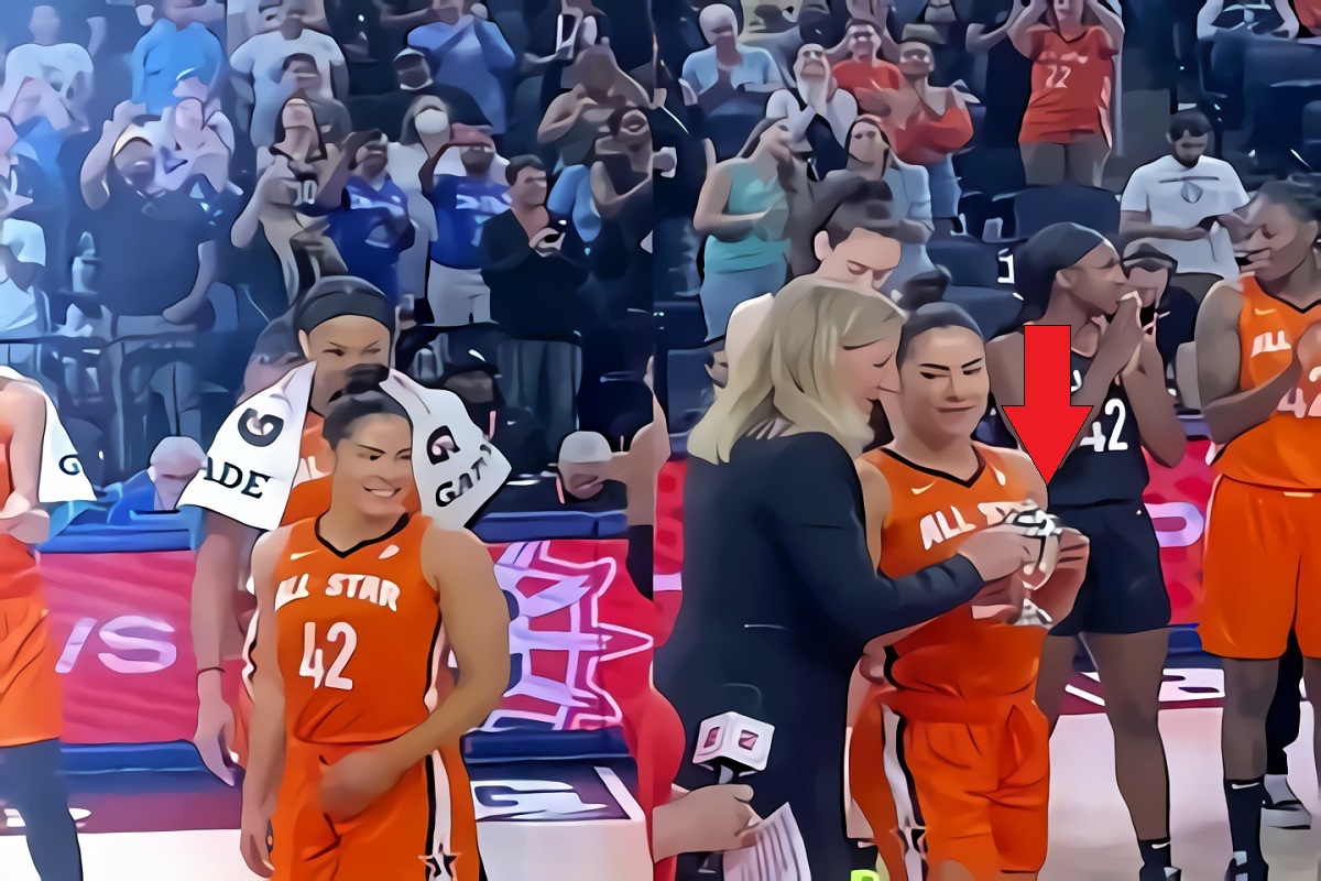 Why is the Size of Kelsey Plum's All Star MVP Trophy So Small? Kelsey Plum's Tiny WNBA All Star MVP Trophy Trends