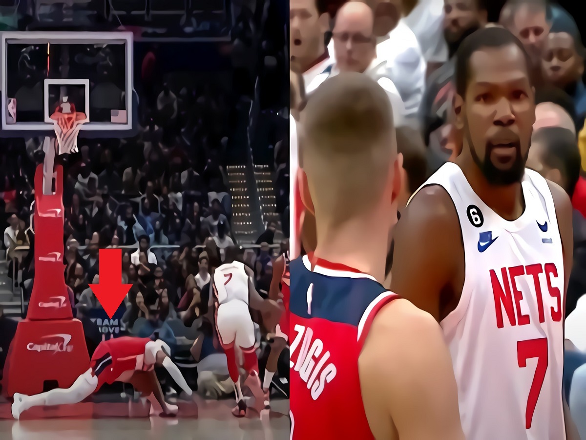 Kevin Durant Almost Fights Kristaps Porzingis Despite Matching Beards and Makes Daniel Gafford Do a Split in Same Game