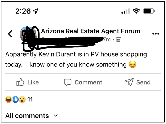 Looking Back at Real Estate Agent's 2022 Claim that Kevin Durant was House Shopping in Paradise Valley after Phoenix Suns 2023 Trade