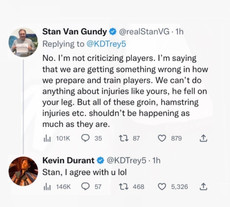 Kevin Durant Exchange Exposes Stan Van Gundy Didn't Know What 'Spitting' Means