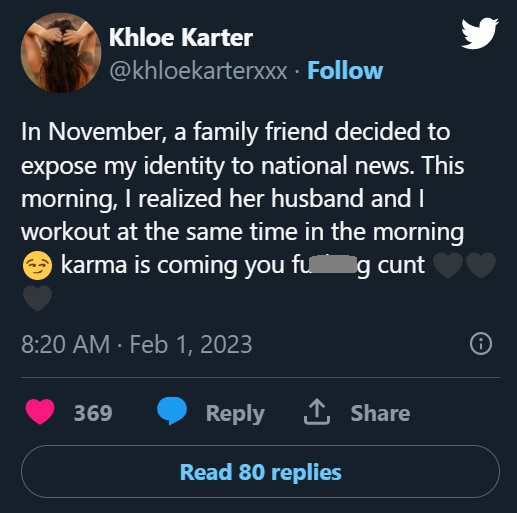 Ex-Teacher Khloe Karter aka Samantha Peer OnlyFans Leak Fuels Food Truck Revenge Plot on Woman Who Doxxed Her