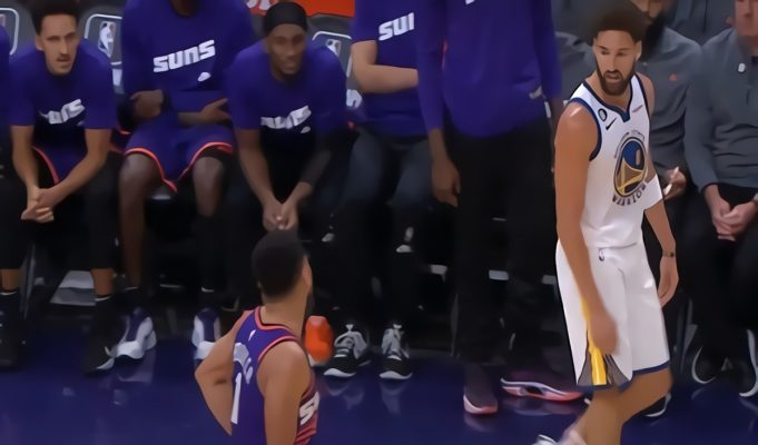 What did Devin Booker Say to Klay Thompson? Devin Booker Reacts to Klay Thompson Trying to Fight Him and Phoenix Suns Bench