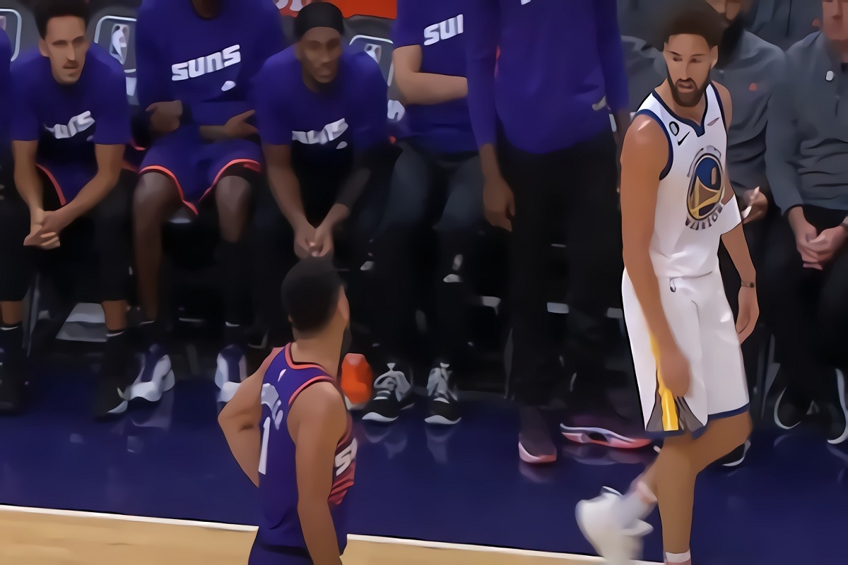 What did Devin Booker Say to Klay Thompson? Devin Booker Reacts to Klay Thompson Trying to Fight Him and Phoenix Suns Bench