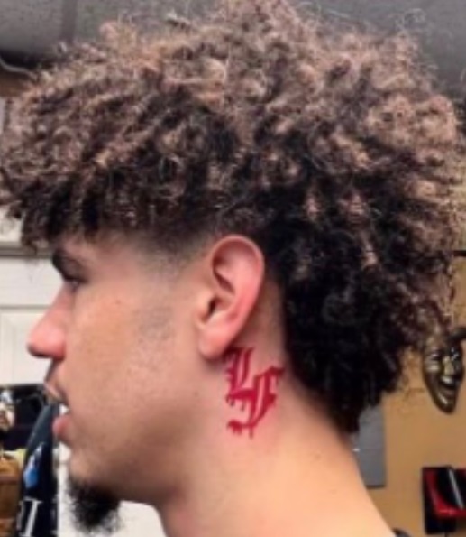 Lamelo Ball's LF Neck Tattoo NBA made him cover