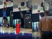 Anthony Davis Gets Roasted After Video of Lebron, Bryce, and Bronny at Lakers Facility Practicing with Phil Handy