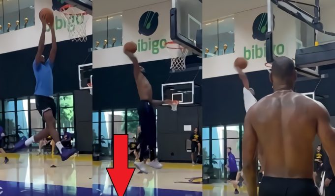 Anthony Davis Gets Roasted After Video of Lebron, Bryce, and Bronny at Lakers Facility Practicing with Phil Handy