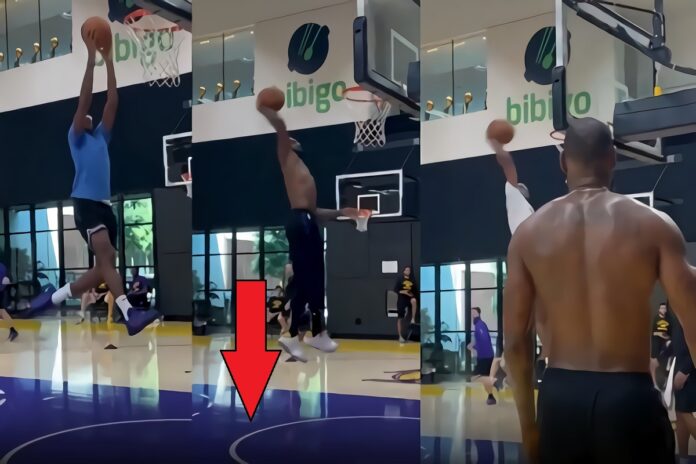 lebron-bryce-bronny-lakers-facility-anthony-davis-joke-5