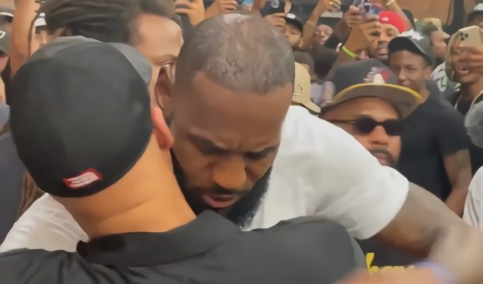 What Did Lebron James Whisper to Lavar Ball at Drew League 2022? Lebron James Hugging Lavar Ball During Drew League Goes Viral