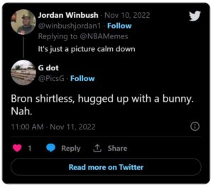 Leaked Photo of Shirtless Lebron James Hugged Up with White Woman