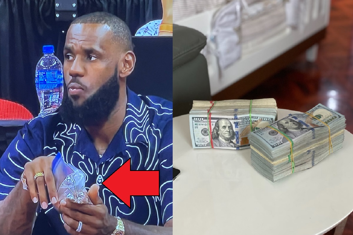 Frugal King? Lebron James' Ziplock Bag at Summer League Sparks Twitter Thread about Lebron Being Cheap