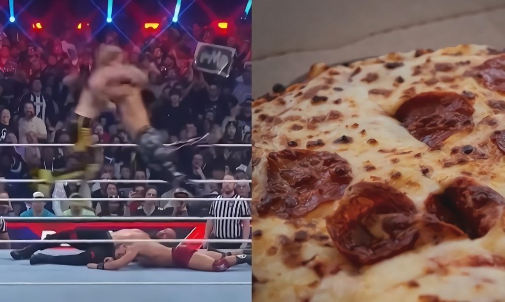 Papa John's Pizza Reacts to Logan Paul Mid-Air Collision with King Ricochet at Royal Rumble