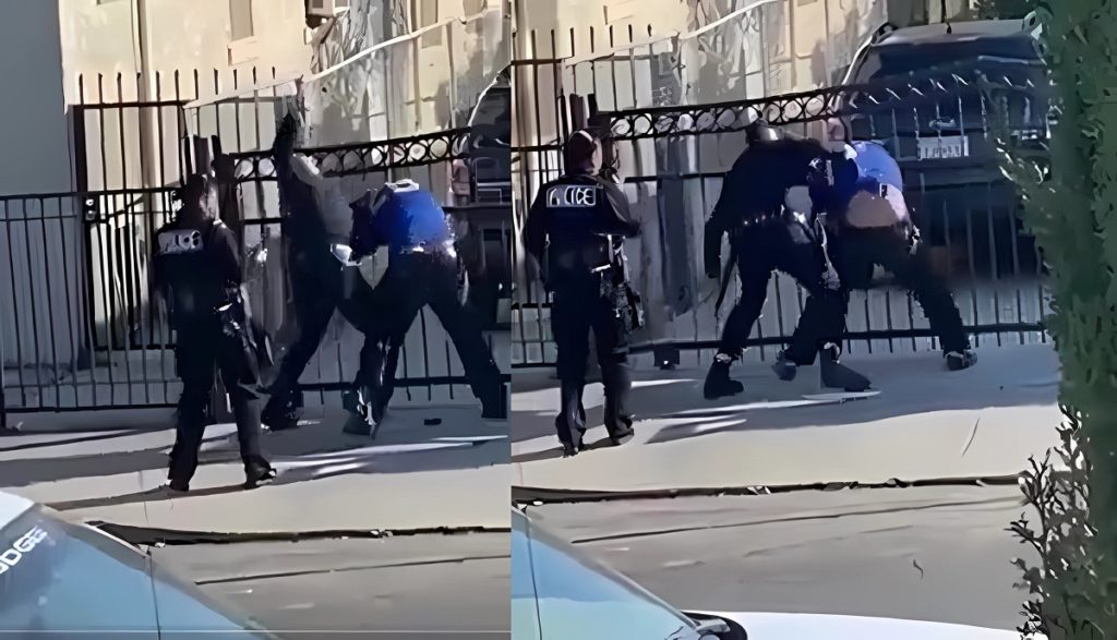 Video of LAPD Officer Frank Hernandez Beating Up Handcuffed Man in Boyle Heights