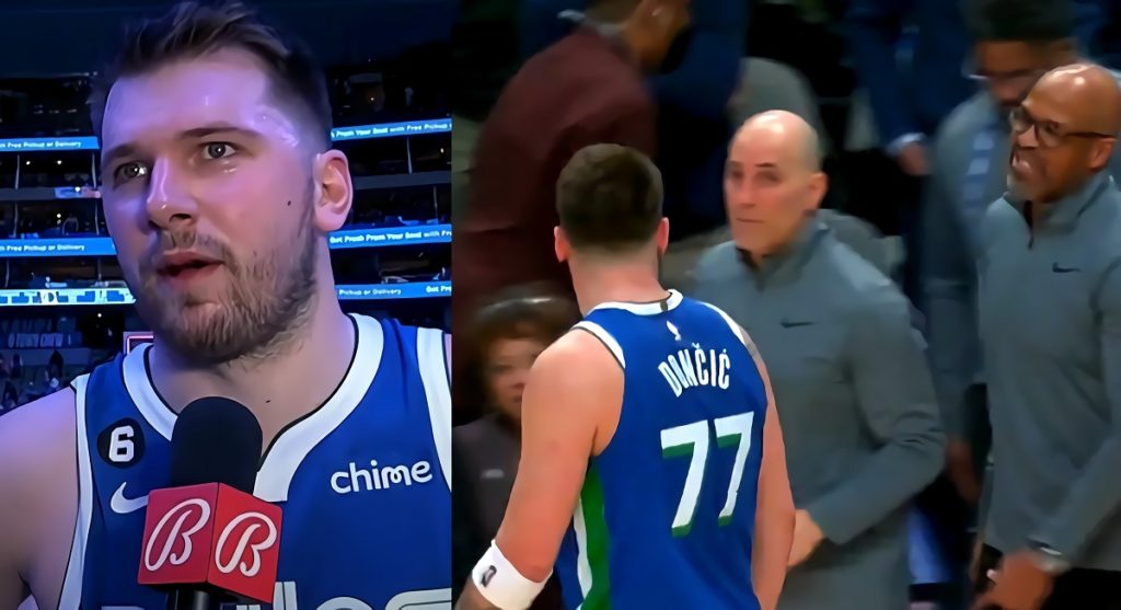 Luka Doncic Almost Fights Pistons Coaching Staff Then Drops Gangster Message on Them in Post Game Interview