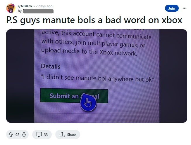 Is Manute Bol's Name a Bad Word on Xbox Live? Redditor's Claim Goes Viral