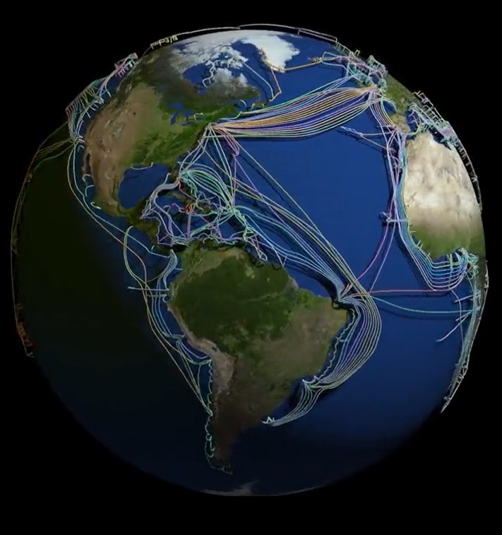 Viral Map of Submarine Internet Cables Fuels Theory that Earth is Now a Super Computer