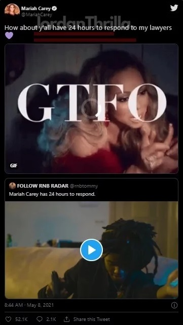 Mariah Carey Responds to YTK: Mariah Carey Sues YTK For Turning Her 'Shake It Off' Song Into Murder Music 'Let It Off'