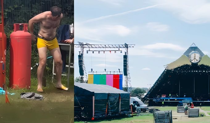 The Alleged Video of Matt Hancock Cleaning His Butt at Glastonbury Festival Has Been Debunked