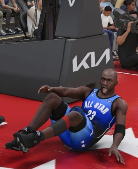 People Think Michael Jordan Should Start an OnlyFans after Seeing His NBA 2k23 Tongue Glitch