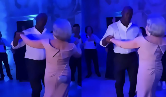 Michael Jordan Dancing with Old White Lady at Wedding to Michael Jackson Music Goes Viral