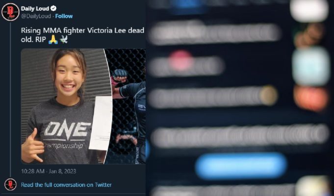 Conspiracy Theory COVID Vaccine Caused MMA Fighter Victoria Lee's Death at 18 Years Old Trends on Social Media