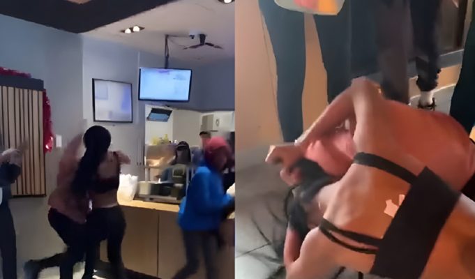 Video Shows Two Moms Coaching Their Daughters During Hair Pulling Fight at McDonalds