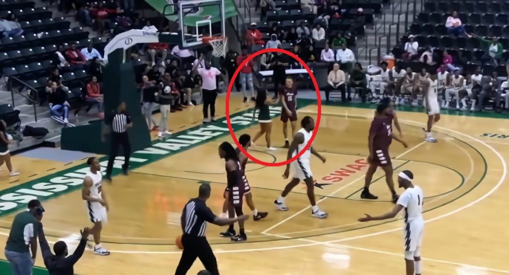 Here's Why a MVSU Cheerleader Tried to Fight Alabama A&M Player Dailin Smith then Got Ejected