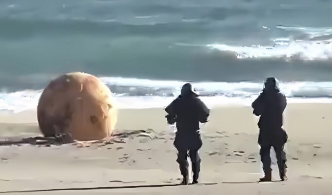 Conspiracy Theory Trends After Rusted Metal Sphere Causes Japan to Shut Down Beach in Shizuoka