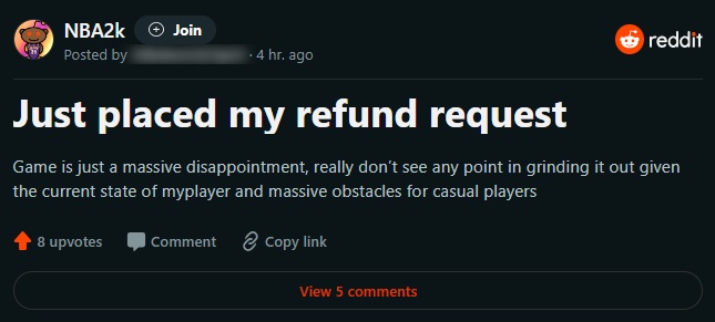 NBA 2K24 Boycott? People Think NBA 2k24 is So Bad They are Requesting Refunds and Posting Proof