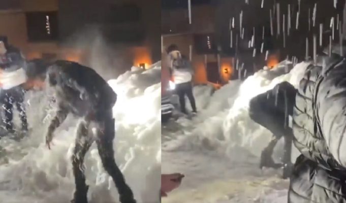 NBA Youngboy Snowball Fight with Fans Goes Viral