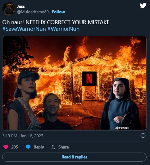 Netflix Accused of Being 'Lesbophobic' as 'Netflix Correct Your Mistake Trends' in Protest of 'Warrior Nun' Getting Cancelled
