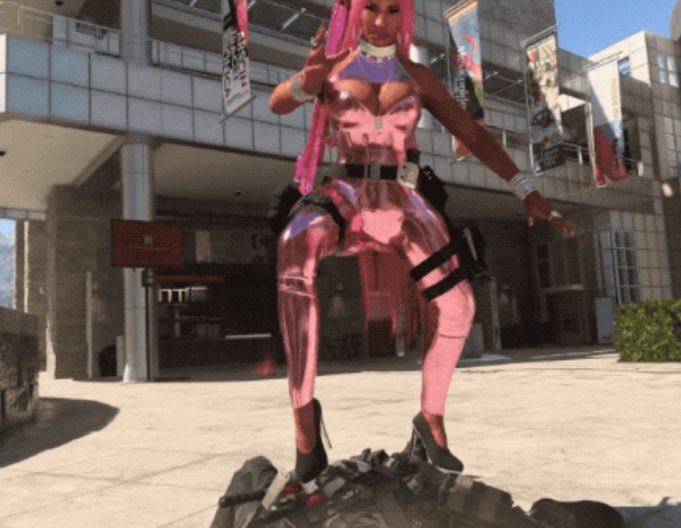 Nicki Minaj's 'Get Bodied' Finishing Move in Call of Duty Warzone and