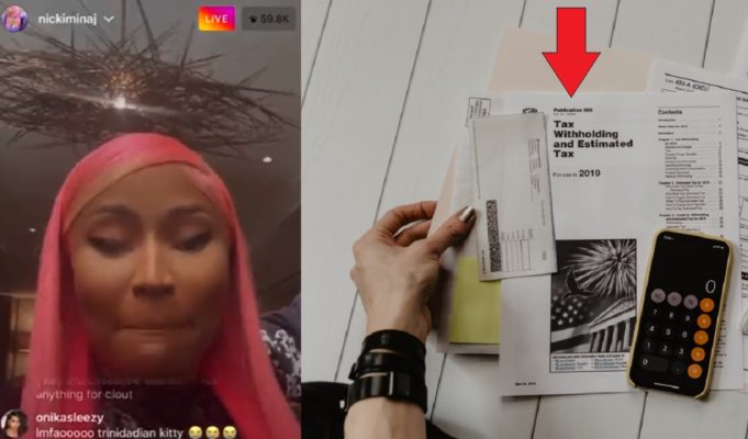 Is Nicki Minaj Broke Owing IRS $173 Million in Taxes? Nicki Minaj Responds to Kate Miller's Tax Return, Abuse, and Bank Fraud Allegations