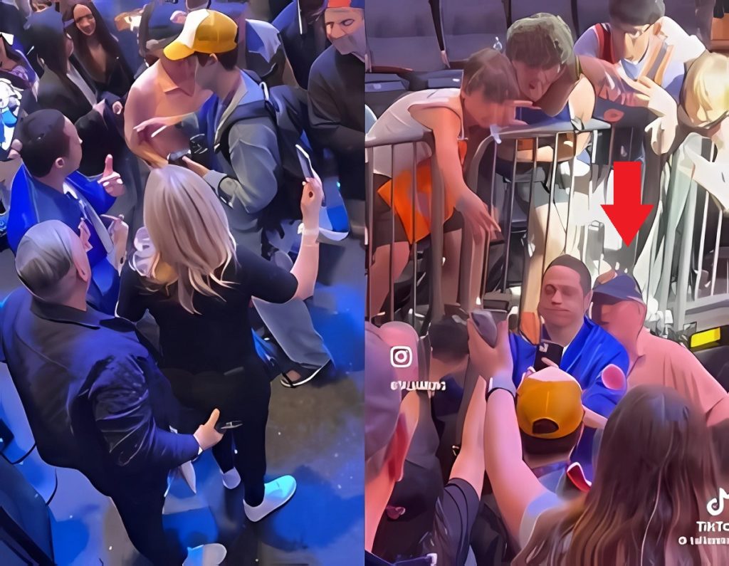 New Angle Video Shows Old Man Harassing Pete Davidson Before He Pushed Him at Knicks Game