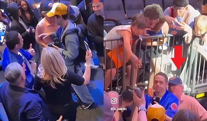 New Angle Video Shows Old Man Harassing Pete Davidson Before He Pushed Him at Knicks Game